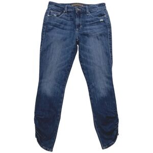 Joes Jeans Icon Kamala Mid-Rise Skinny Jeans Ruched Ankle Size 28